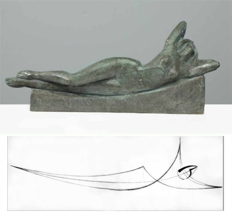 Владимир Циммерлинг. Эскизы к "ПЛЫВУЩЕЙ", 1960-е гг. и "ЭТЮД". Ок. 1990-1993 гг.