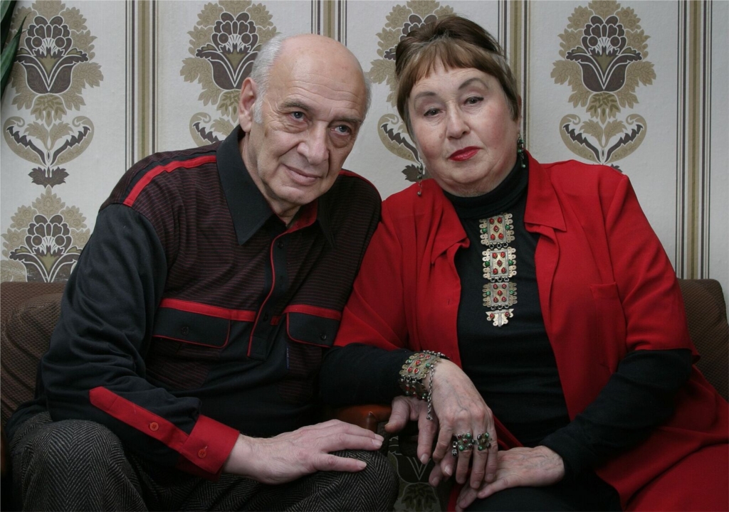 Владимир Циммерлинг и его жена Марга Силкина, 2003 г.