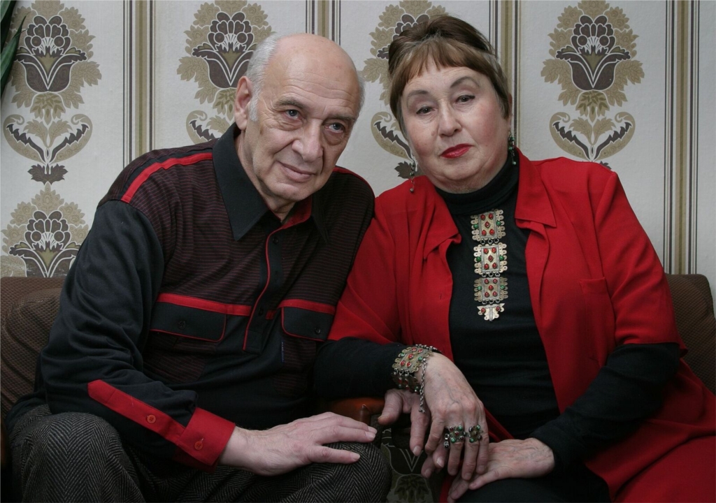 Владимир Циммерлинг и его жена Марга Силкина, 2003 г.